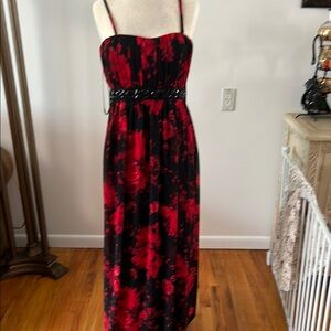 Guess Elegant Red and Black dress